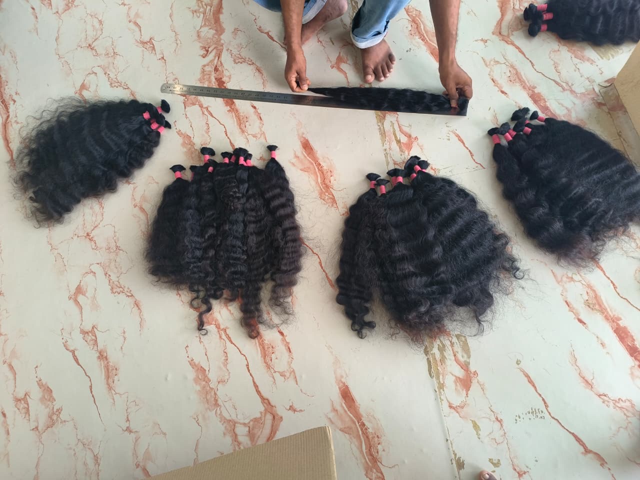 Natural Curly Bulk Hair