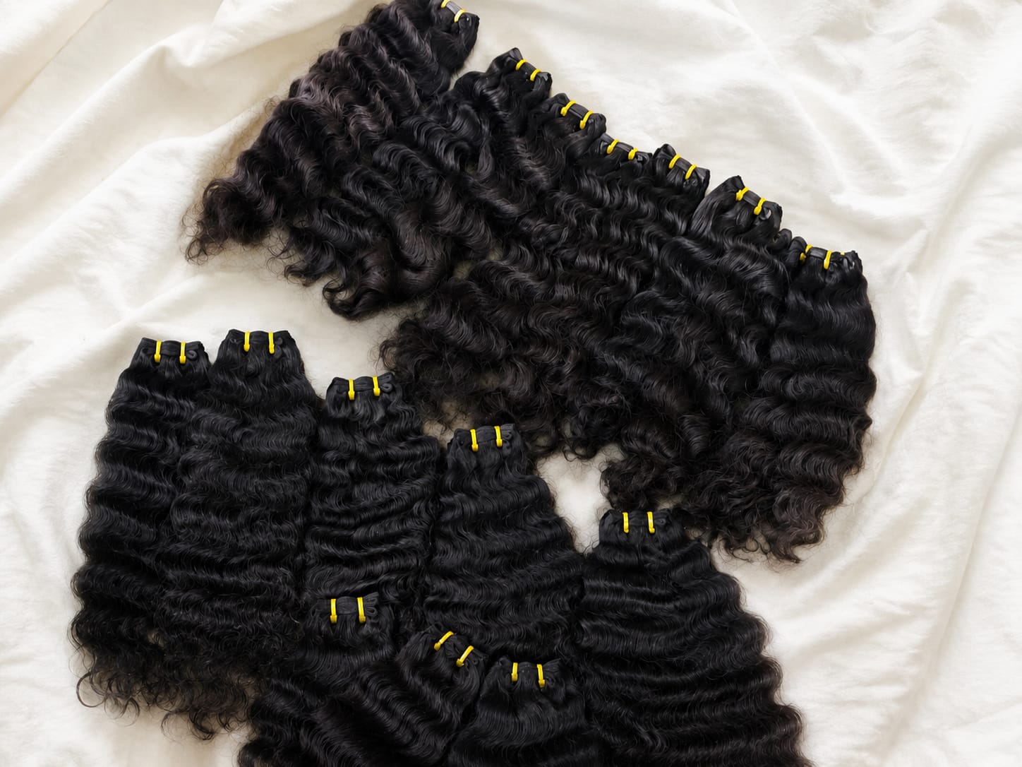 Natural Curly Weft Hair