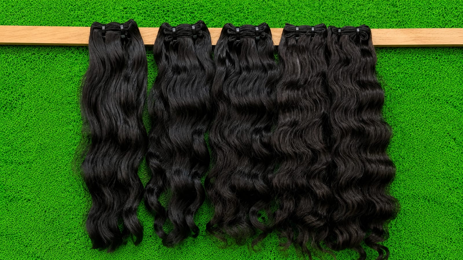 Natural Deep Wavy weft Hair